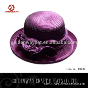 lady wholesale colorful bucket hat with flower